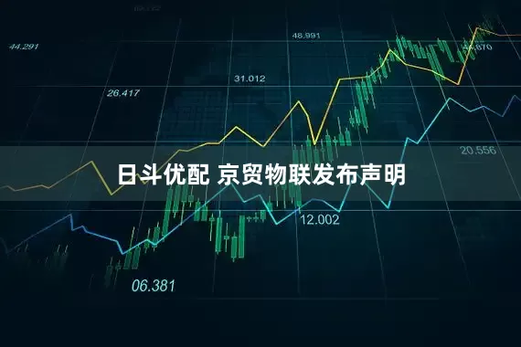 日斗优配 京贸物联发布声明